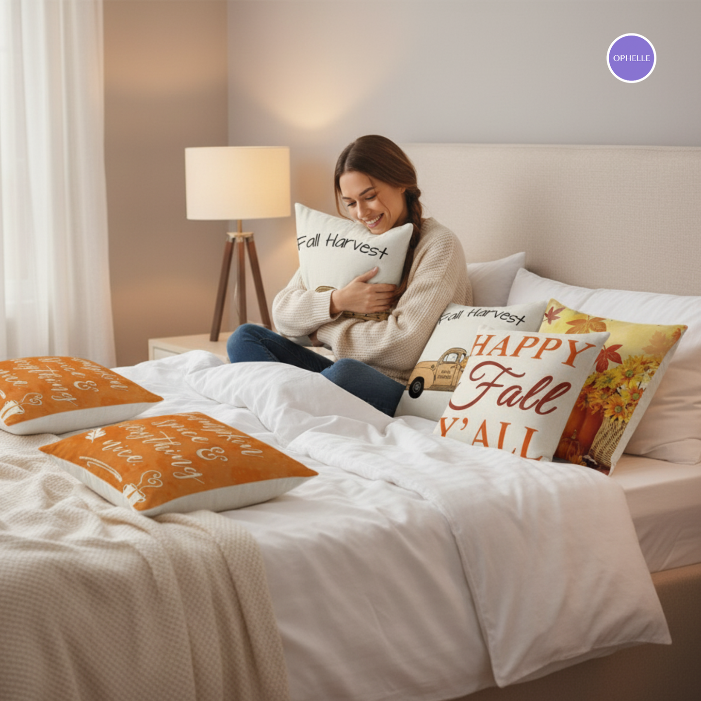 Thanksgiving theme pillowcase cushion cover