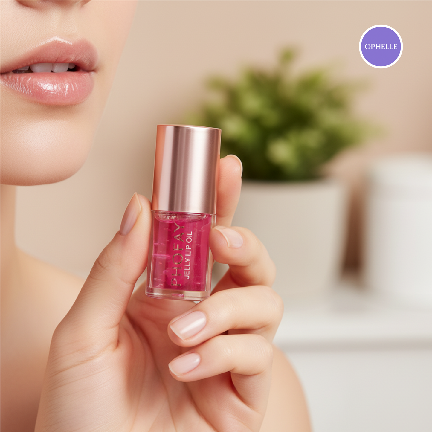 PHOFAY Jelly Lip Oil – Moisturizing Non-Sticky Gloss
