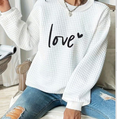 Fashion Christmas Printing Casual Sweatshirt Women